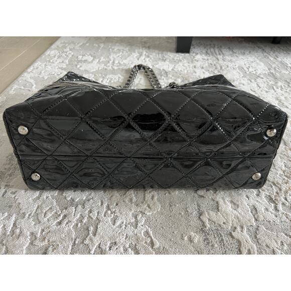 CHANEL Matelasse Enamel Silver Chain Shoulder Bag Authentic - Picture 4 of 14